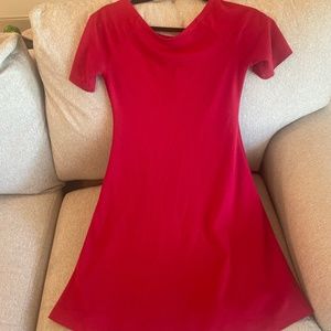 Zara red dress